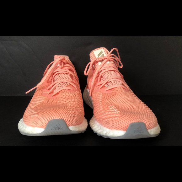 Adidas Alphaboost Boost unisex Running Shoes Glow Pink F33947 Mens SIZE 8.5 - Picture 3 of 8